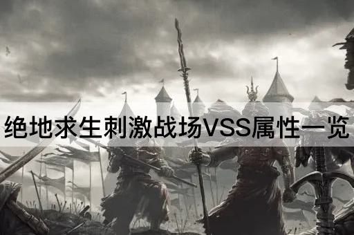 绝地求生*战场VSS属性一览