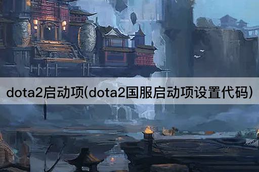 dota2启动项(dota2国服启动项设置代码)