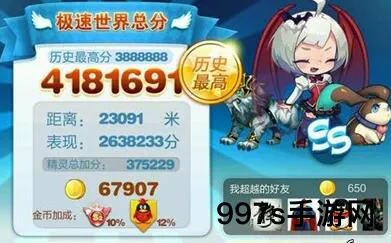 天天酷跑：高分组合顶尖排名