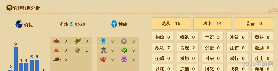 炉石传说黄金赛秋季赛亚军卡组