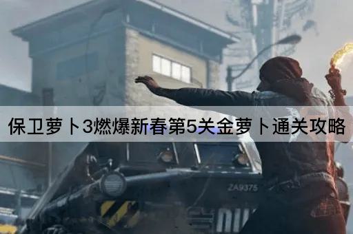 保卫萝卜3燃爆新春第5关金萝卜通关攻略