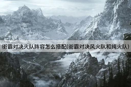 街霸对决火队阵容怎么搭配(街霸对决风火队和纯火队)