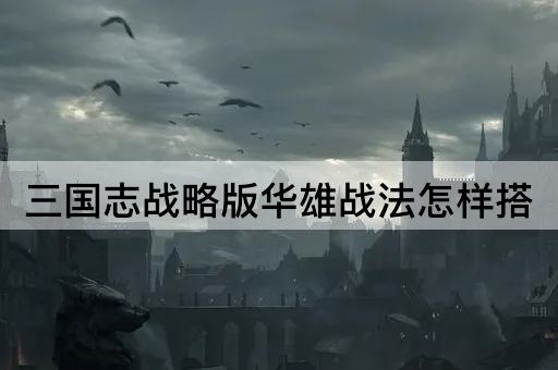 三国志战略版华雄战法怎样搭