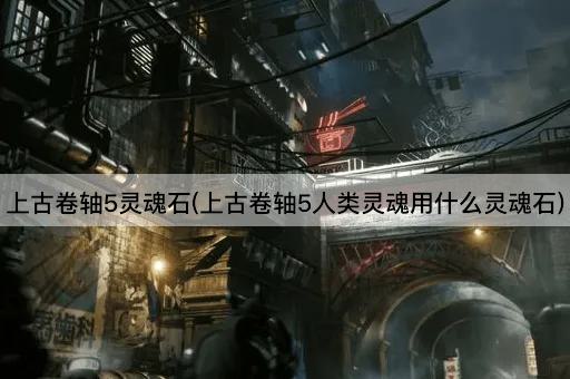 上古卷轴5灵魂石(上古卷轴5人类灵魂用什么灵魂石)