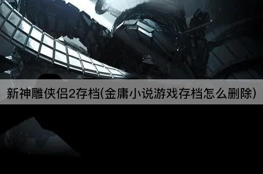 新神雕侠侣2存档(金庸小说游戏存档怎么删除)