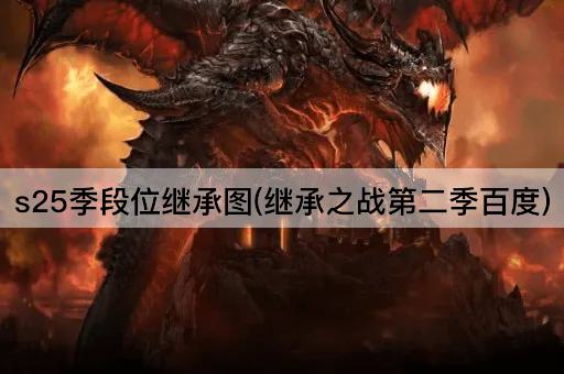 s25季段位继承图(继承之战第二季百度)