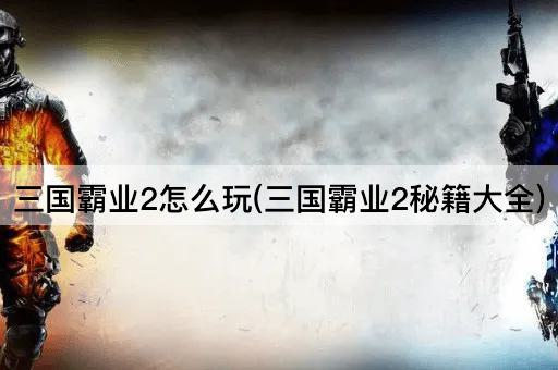 三国霸业2怎么玩(三国霸业2秘籍大全)